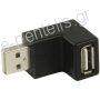 Αντάπτορας USB 2.0 θηλ. - USB 2.0 θηλ. 270° μοιρών VLCP 60940B